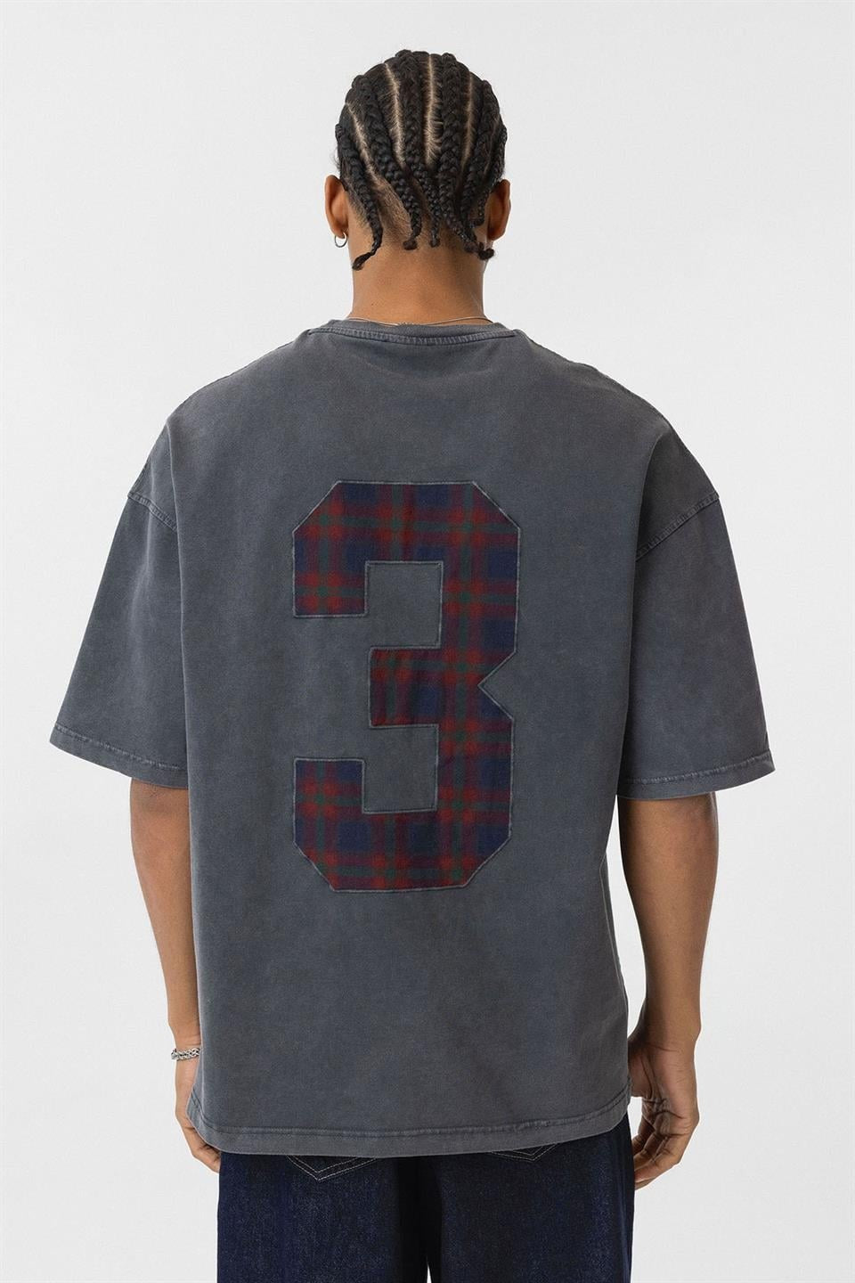 Oversized T-Shirt with Back Print (Machine Washable)