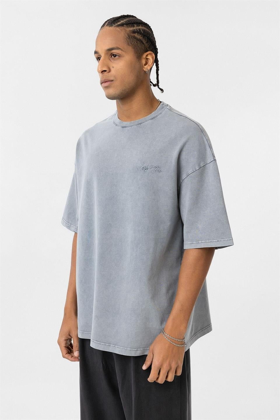 Oversized T-Shirt with Back Print (Machine Washable)
