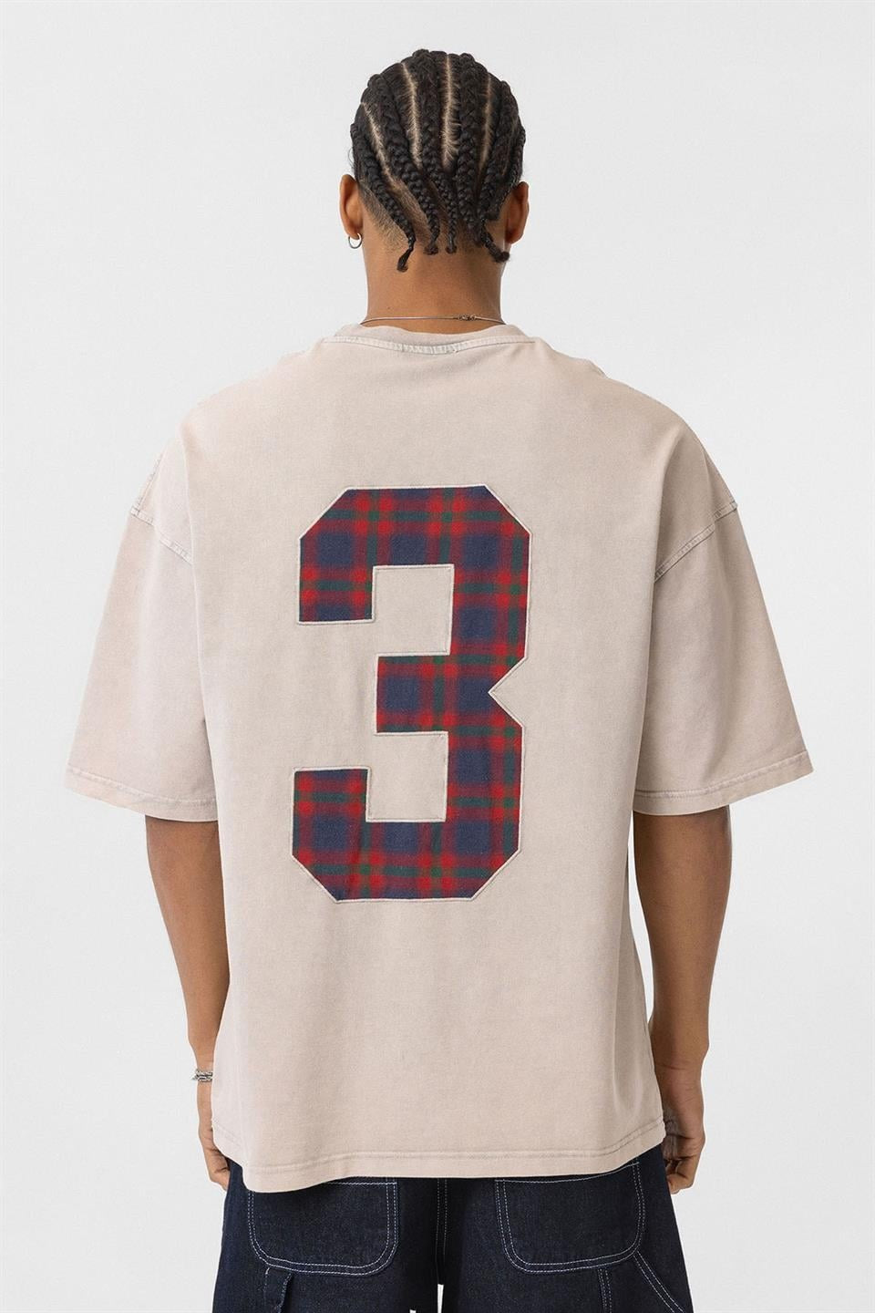 Oversized T-Shirt with Back Print (Machine Washable)