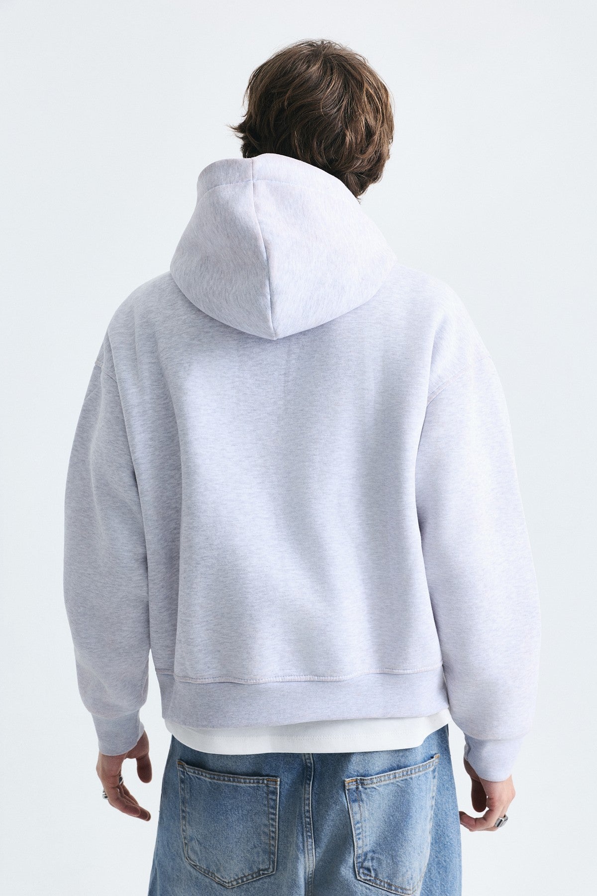 Boxy Fit Patchwork Sweatshirt
