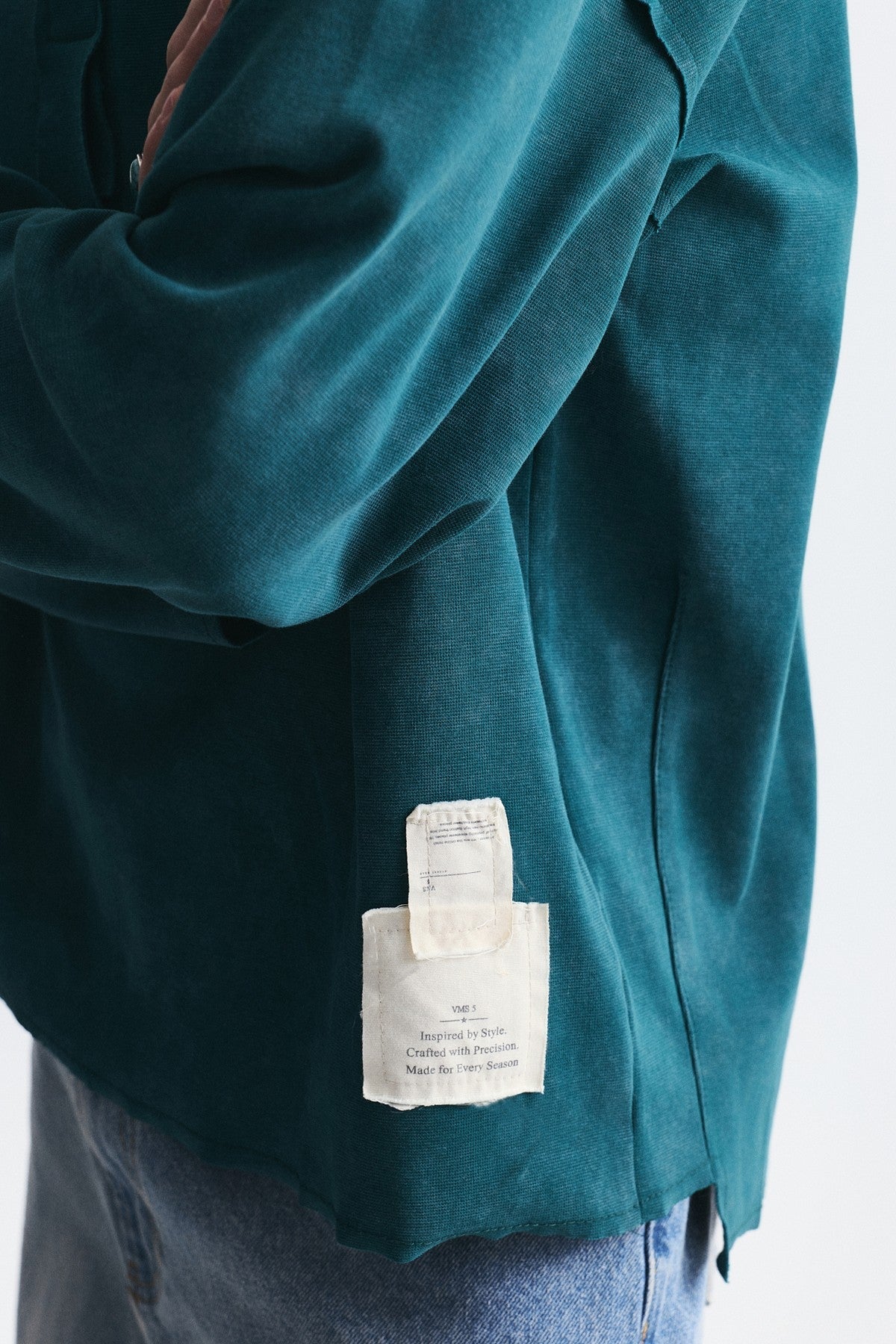 Relax Fit Polo-Neck Sweatshirt