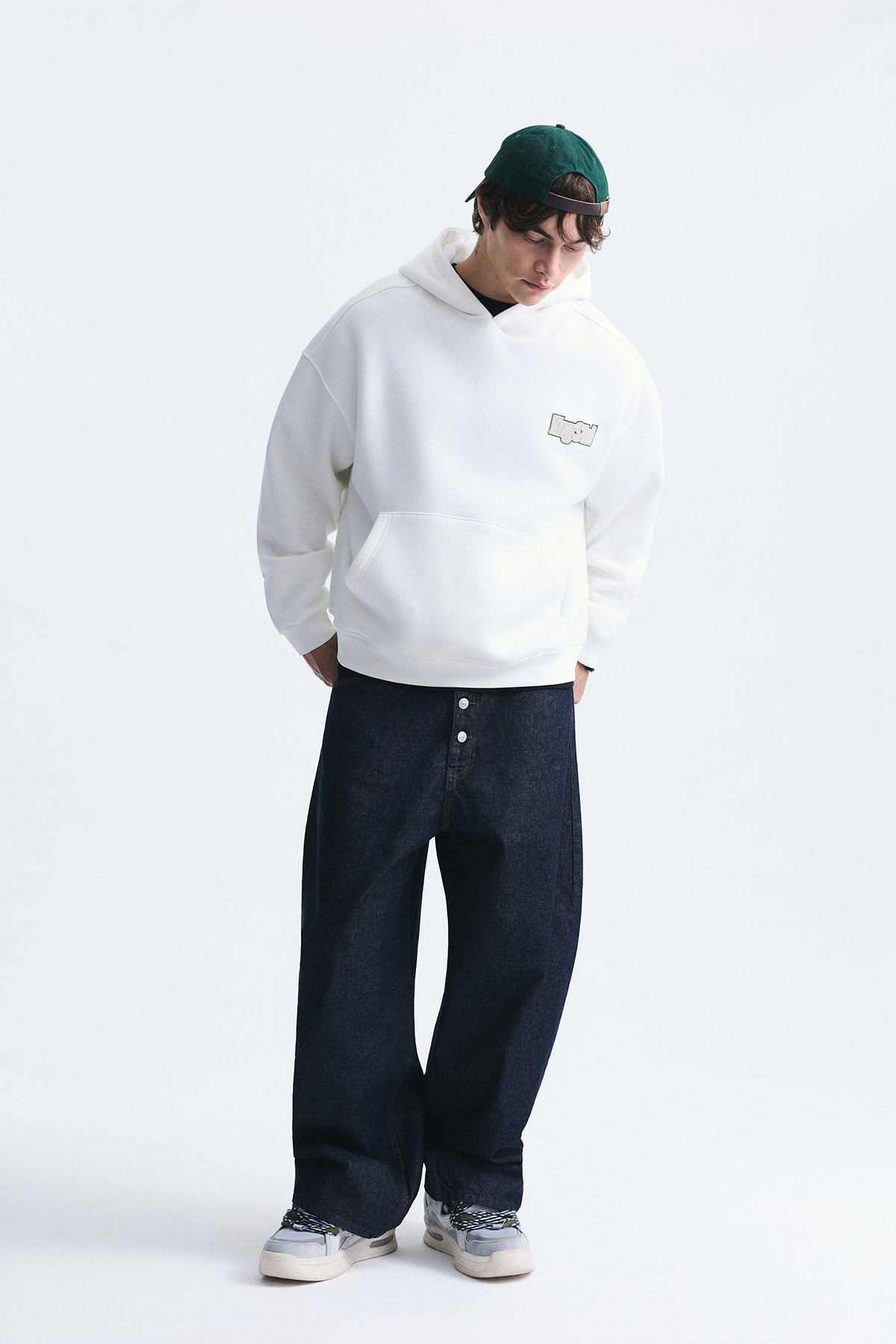Oversized Sweatshirt with Back Print