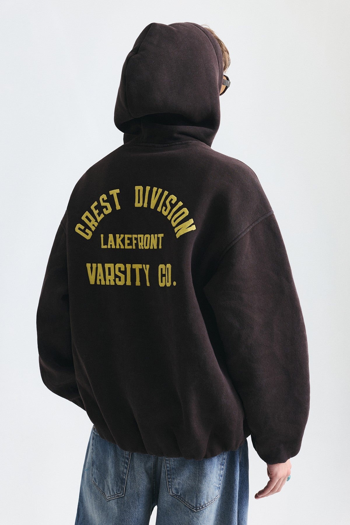 Oversized Printed Hooded Sweatshirt