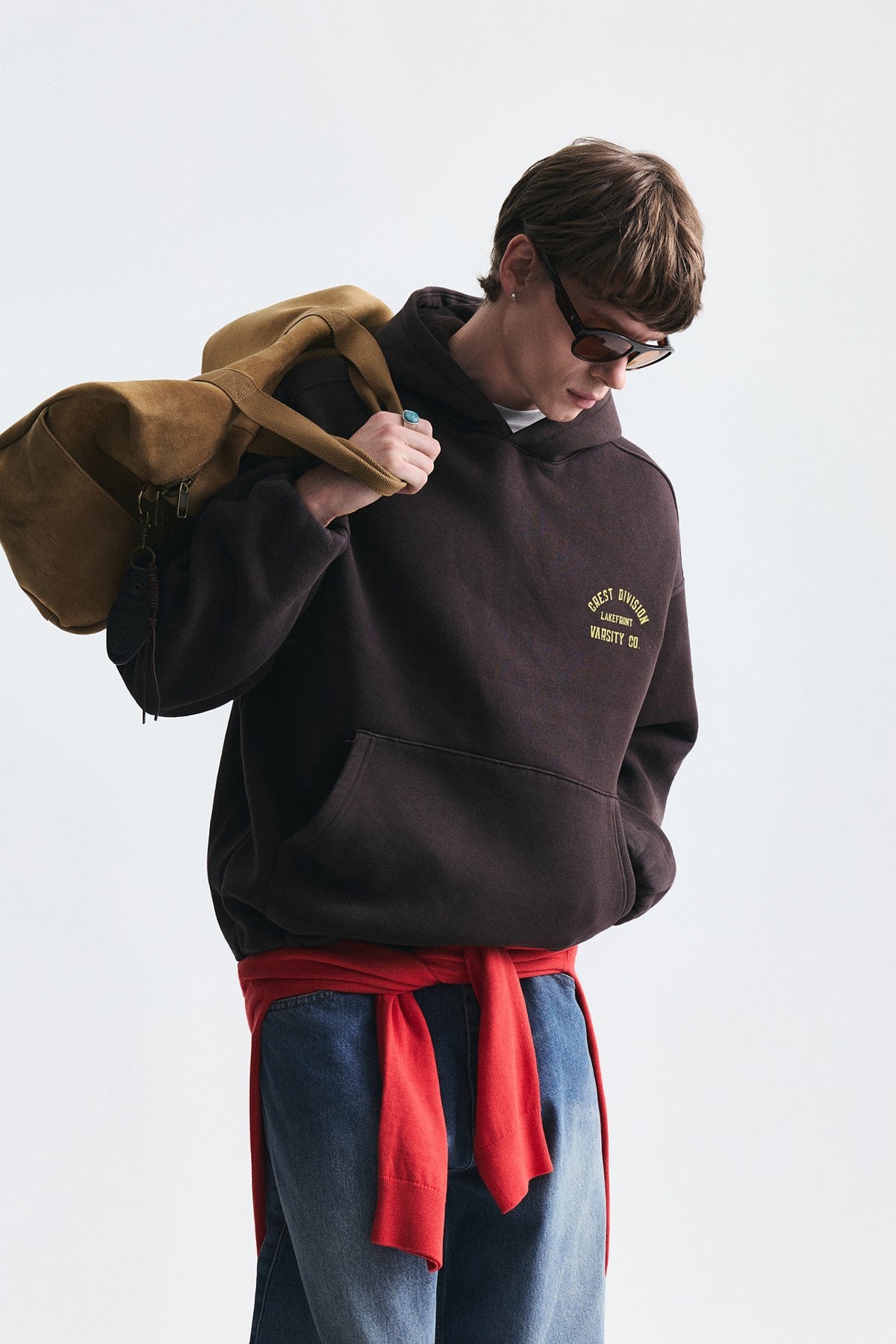Oversized Printed Hooded Sweatshirt