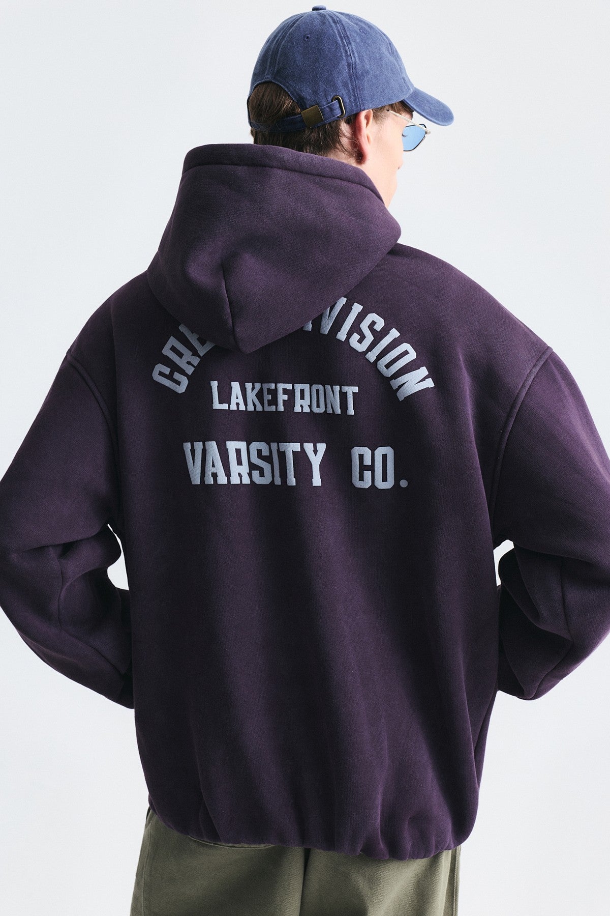 Oversized Printed Hooded Sweatshirt
