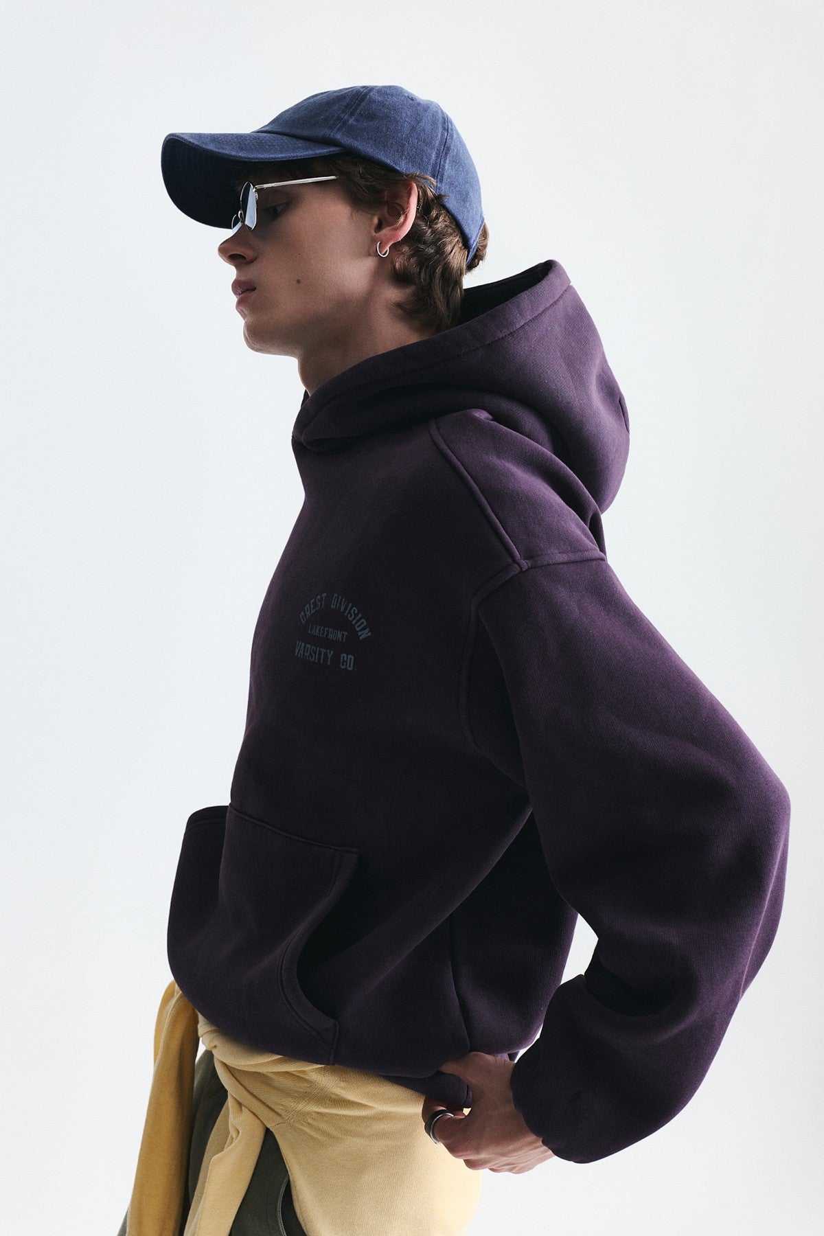 Oversized Printed Hooded Sweatshirt