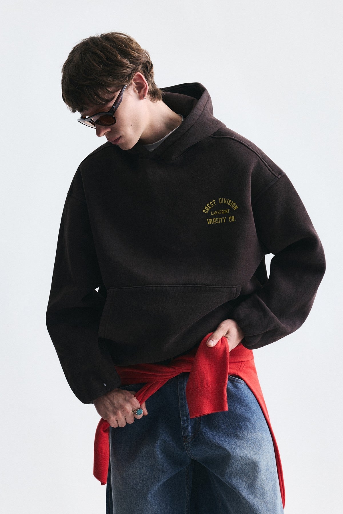 Oversized Printed Hooded Sweatshirt