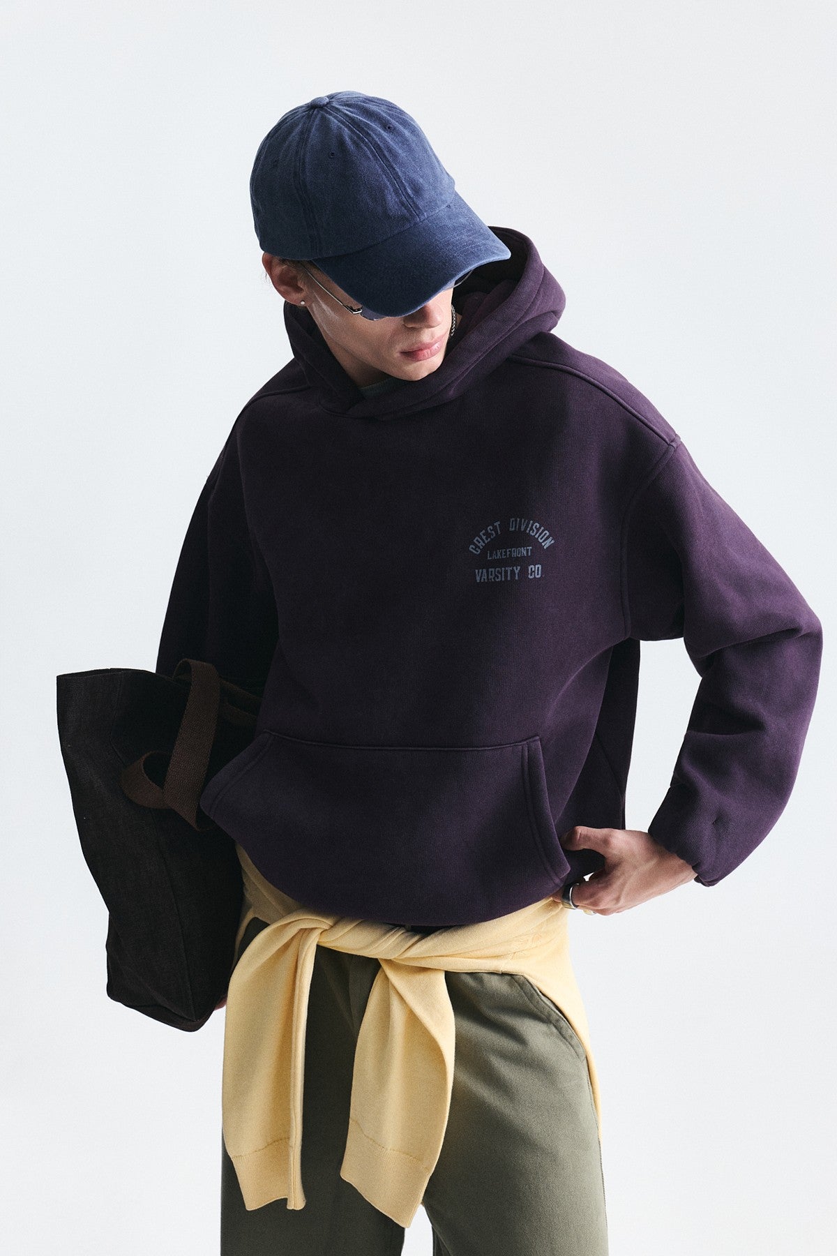 Oversized Printed Hooded Sweatshirt