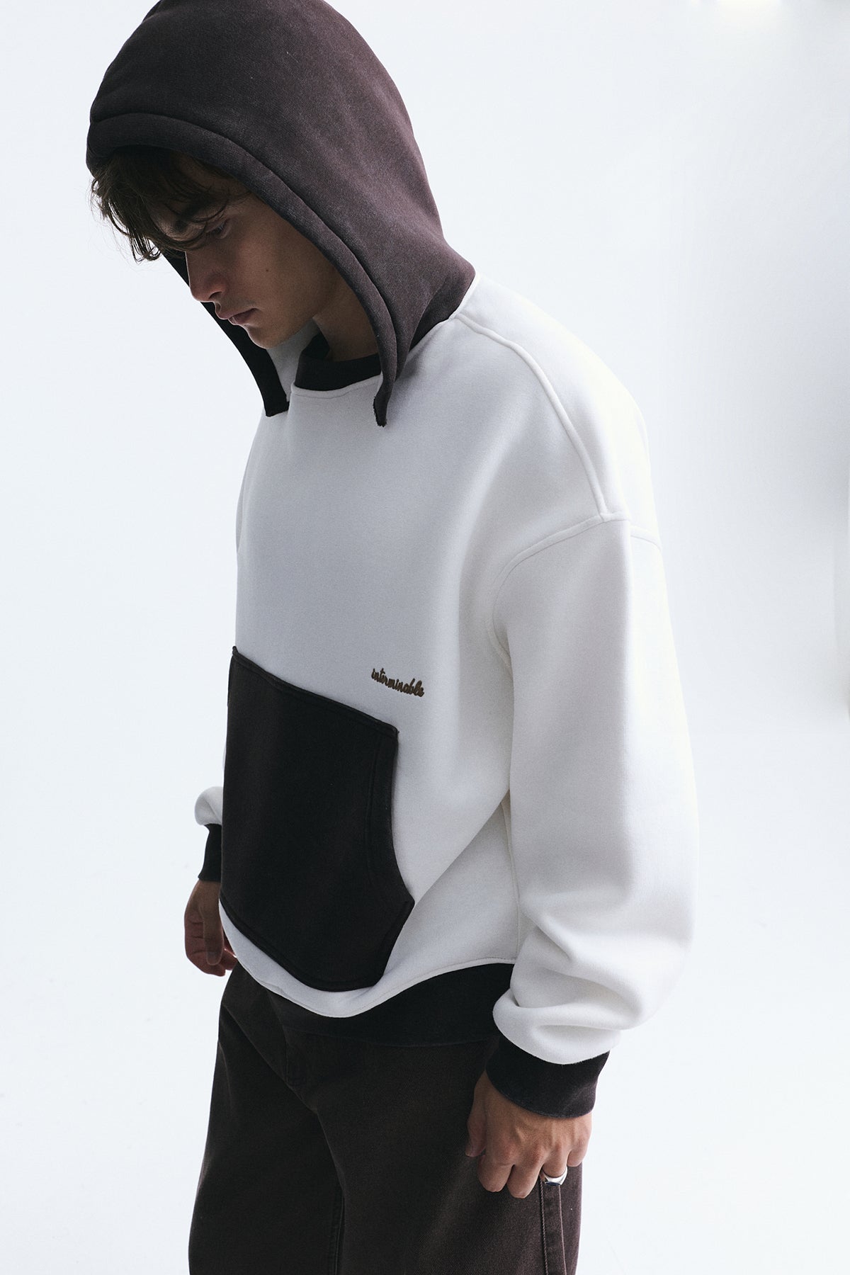 Block-Color Oversized Sweatshirt