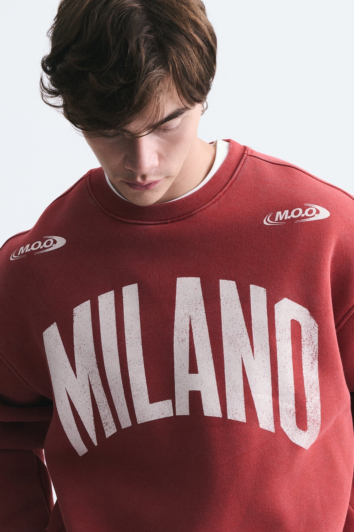 Milan-Printed Oversized Sweatshirt