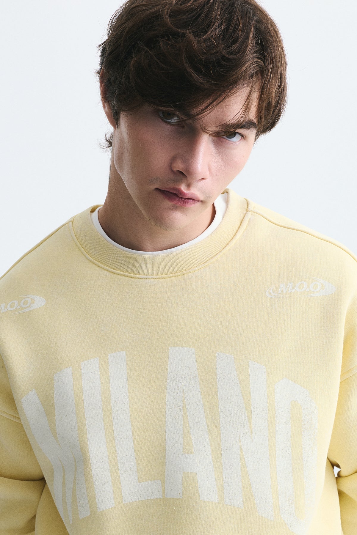 Milan-Printed Oversized Sweatshirt