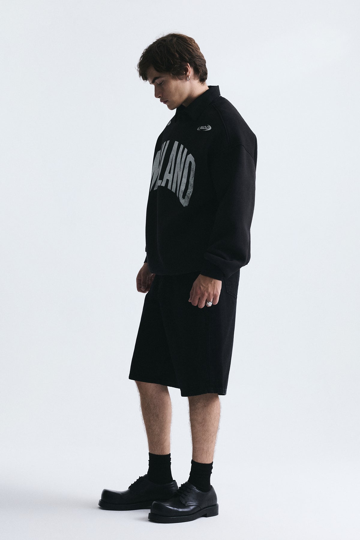 Milan-Printed Oversized Sweatshirt