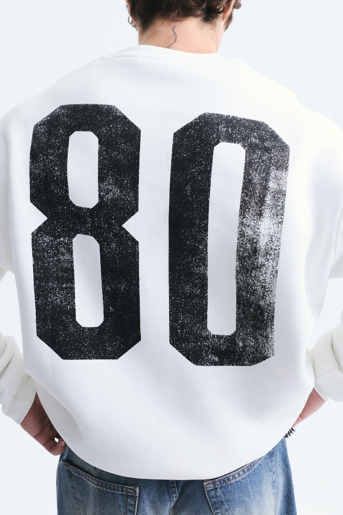 Milan-Printed Oversized Sweatshirt