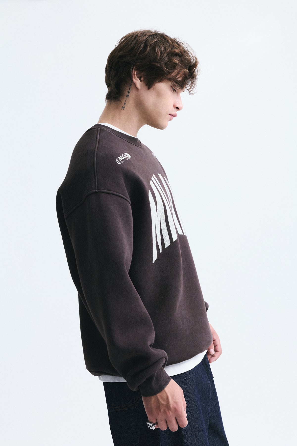 Milan-Printed Oversized Sweatshirt