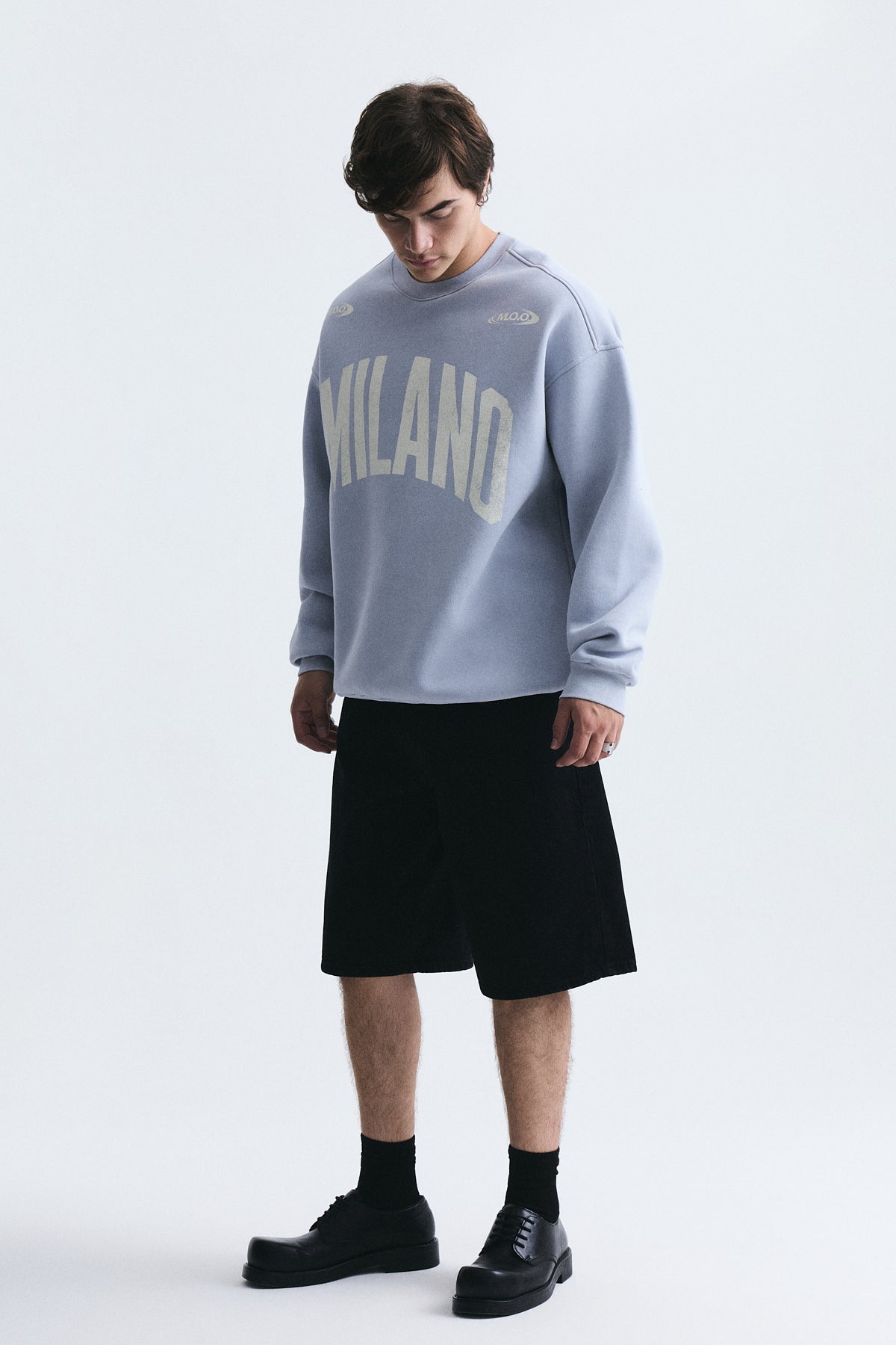 Milan-Printed Oversized Sweatshirt