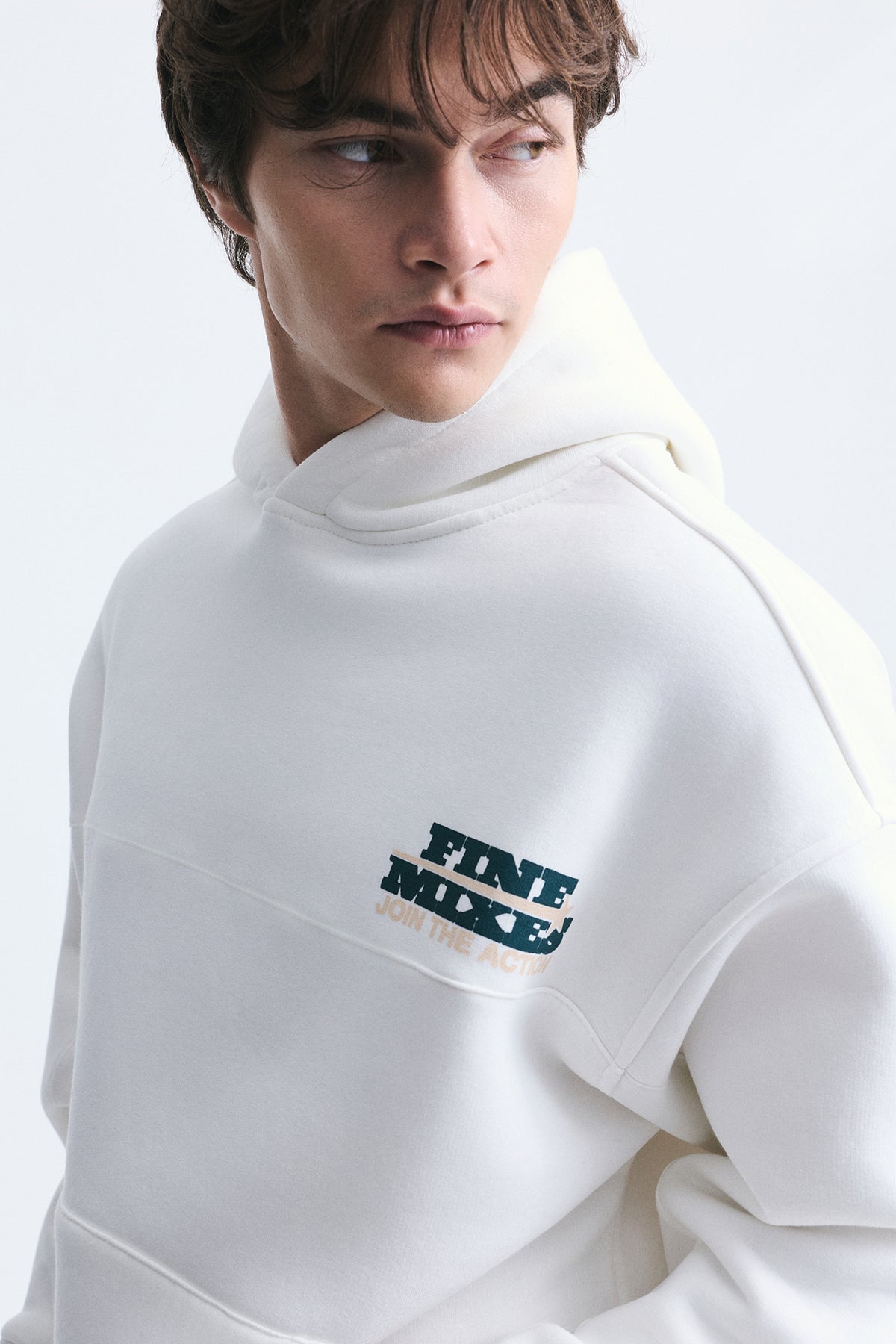 Oversized Washable Hooded Sweatshirt