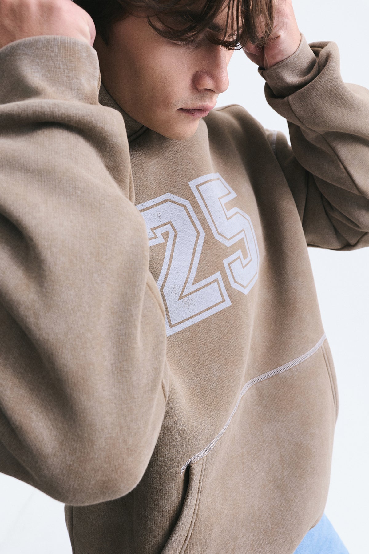 Printed Oversized Sweatshirt
