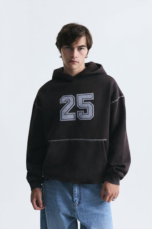 Printed Oversized Sweatshirt