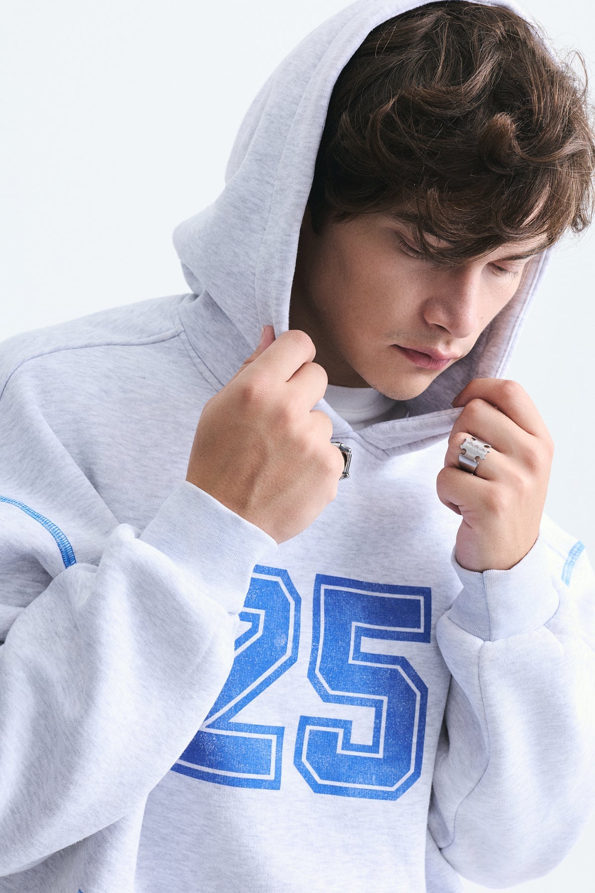 Printed Oversized Sweatshirt