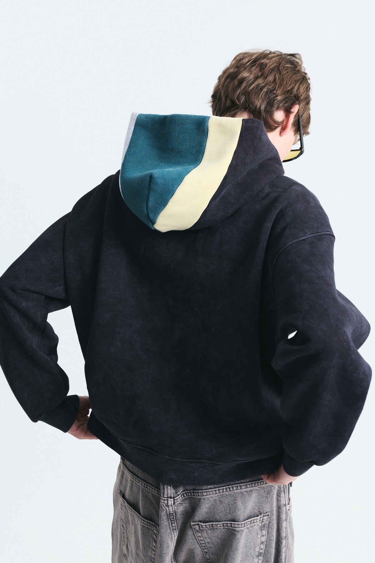 Boxy Fit Hooded Sweatshirt