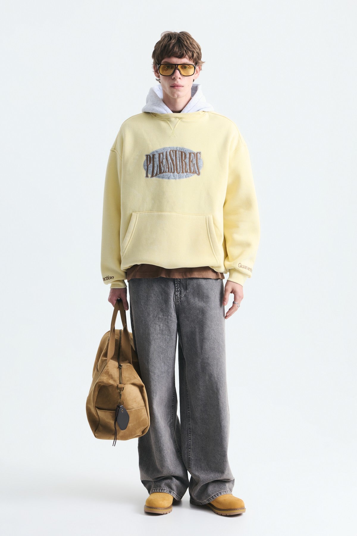 Oversized Printed Hooded Sweatshirt V70-266