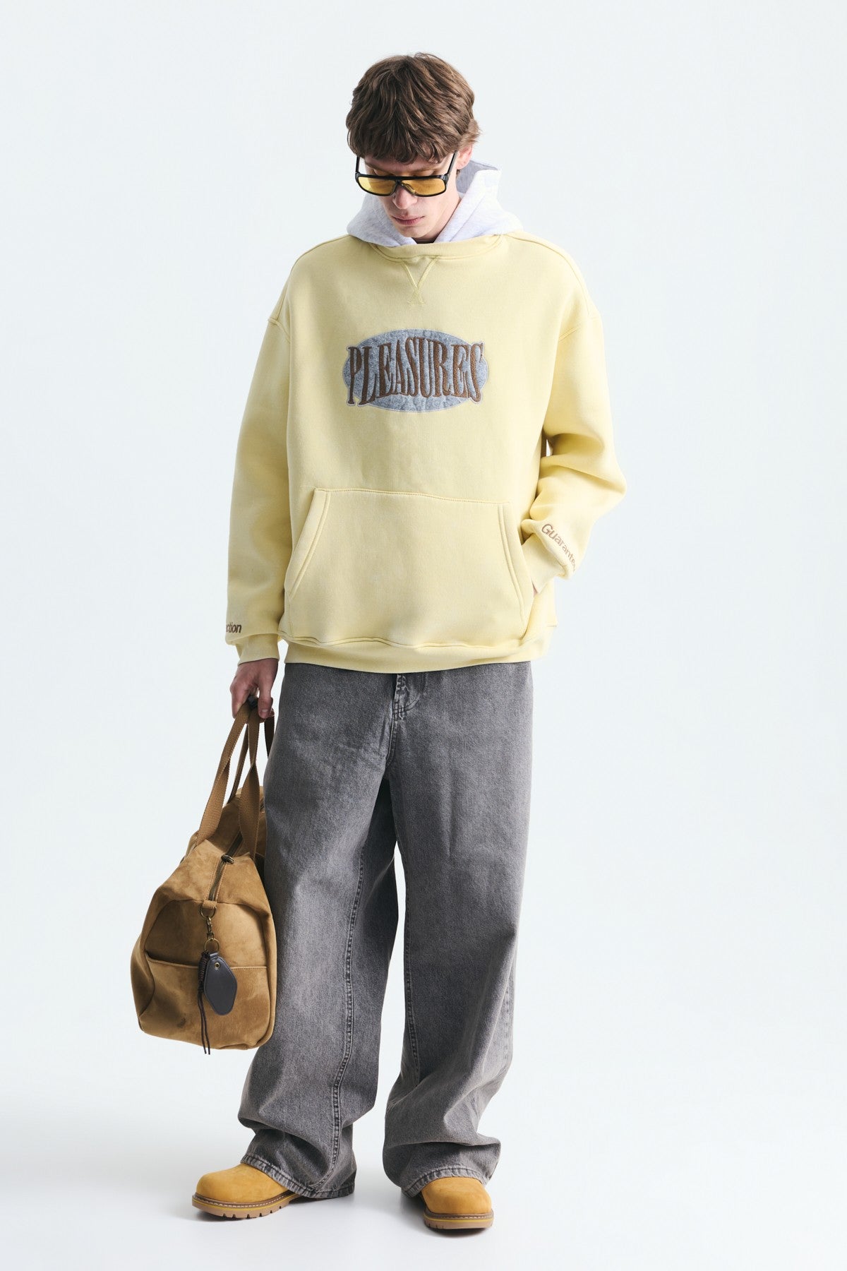 Oversized Printed Hooded Sweatshirt V70-266