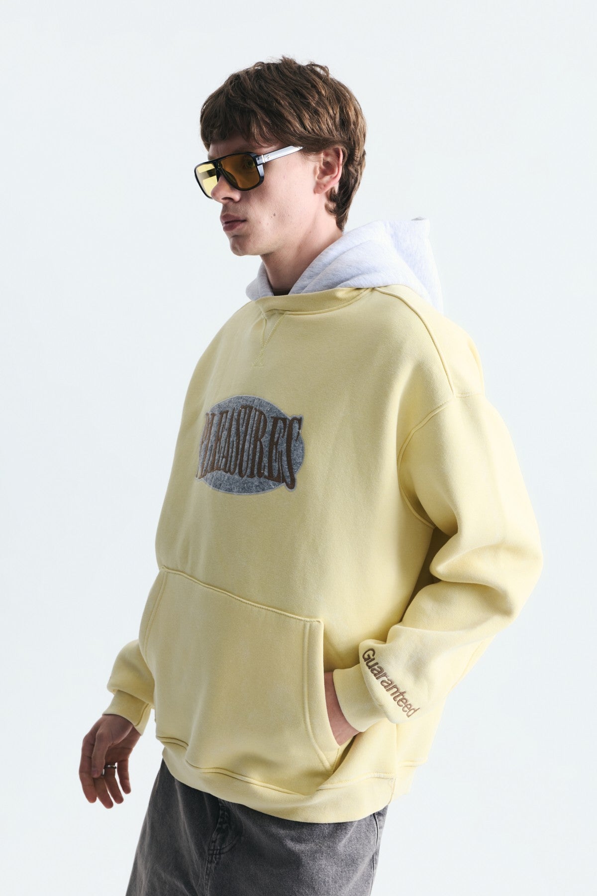 Oversized Printed Hooded Sweatshirt V70-266