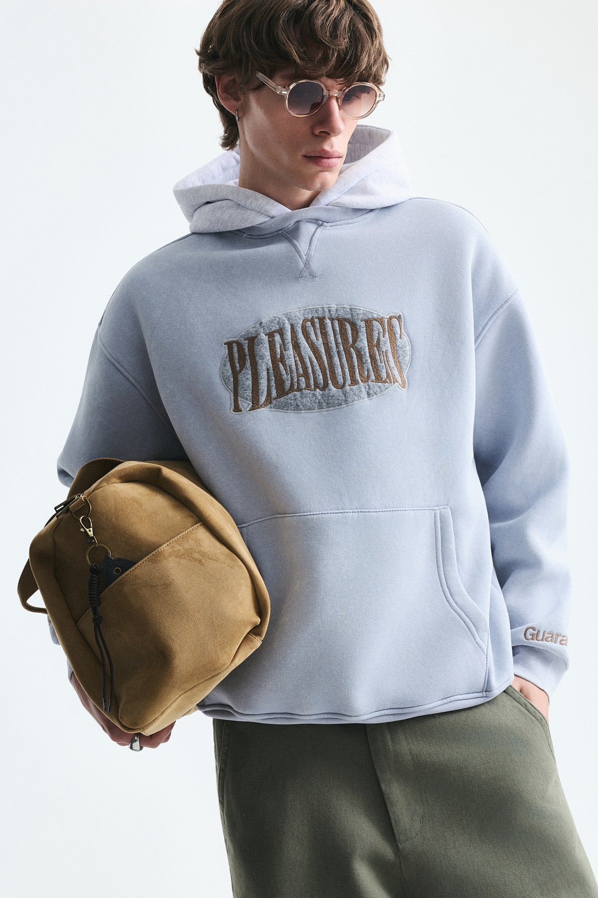 Oversized Printed Hooded Sweatshirt V70-266
