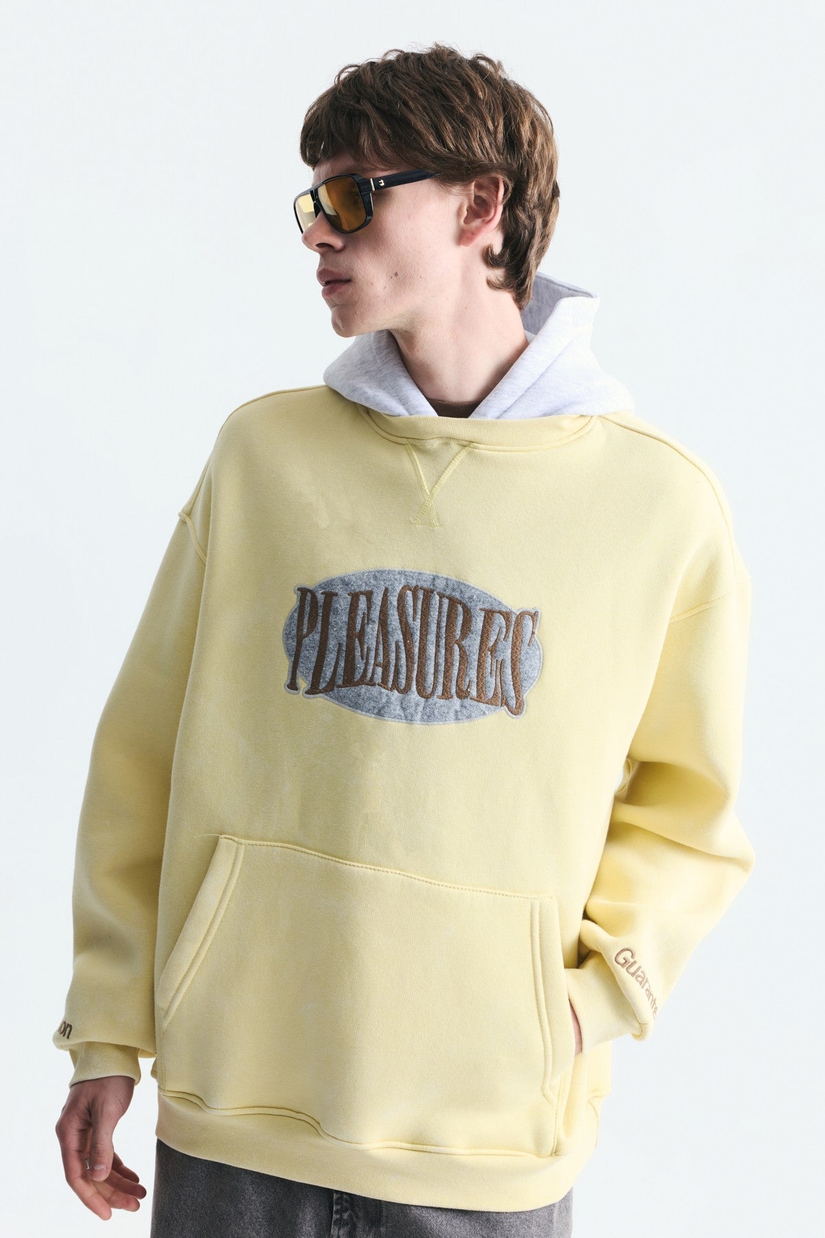 Oversized Printed Hooded Sweatshirt V70-266