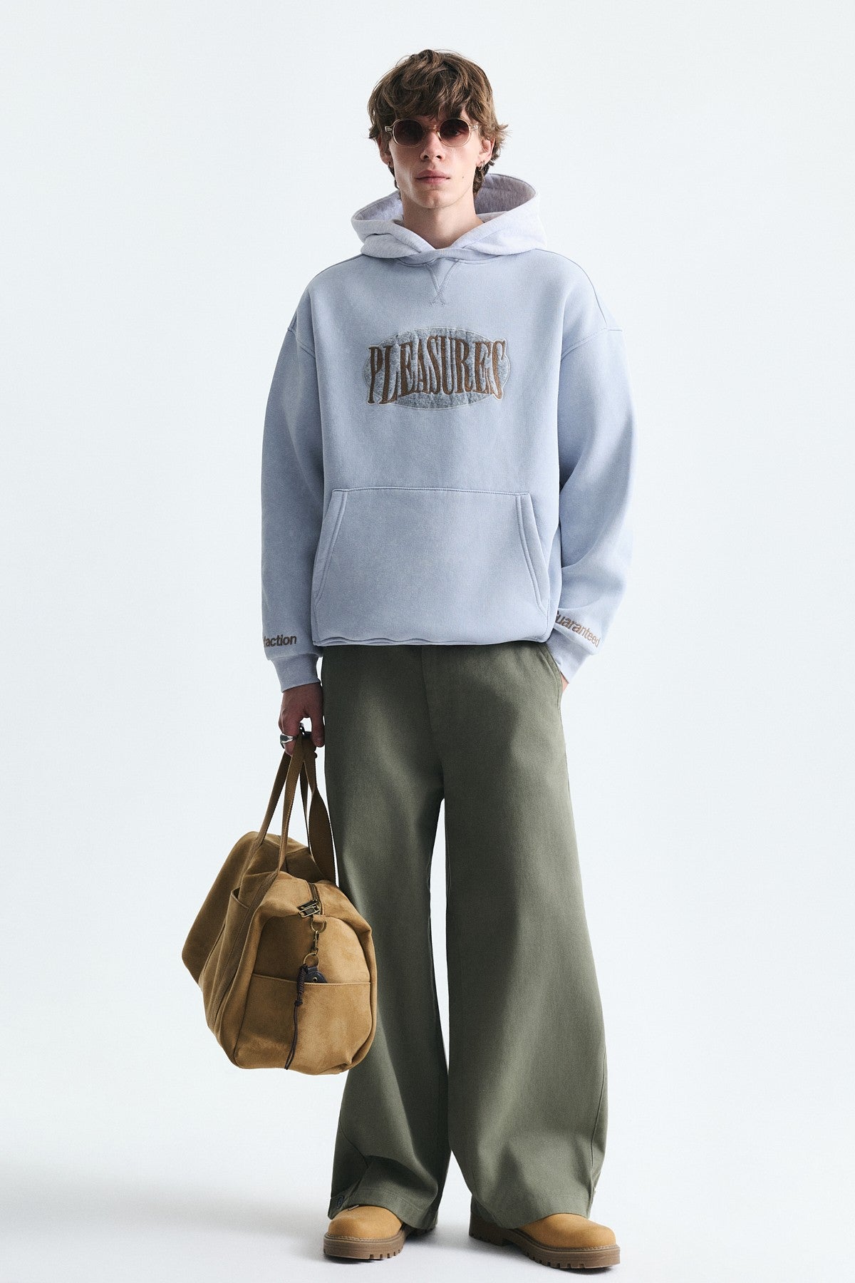 Oversized Printed Hooded Sweatshirt V70-266