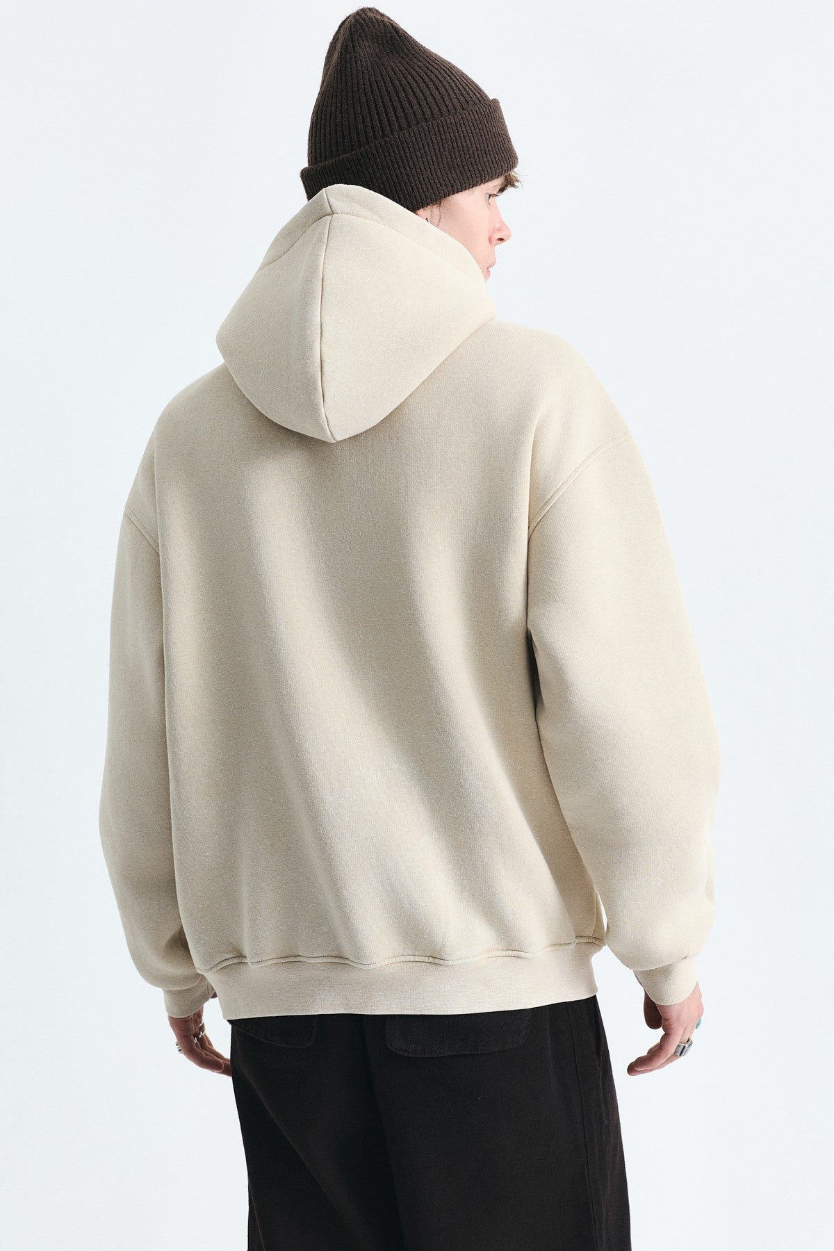 Oversized Sweatshirt with Printed Numbers