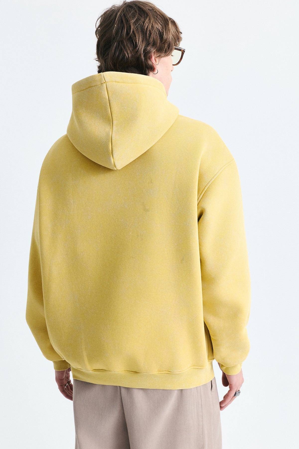 Oversized Sweatshirt with Printed Numbers