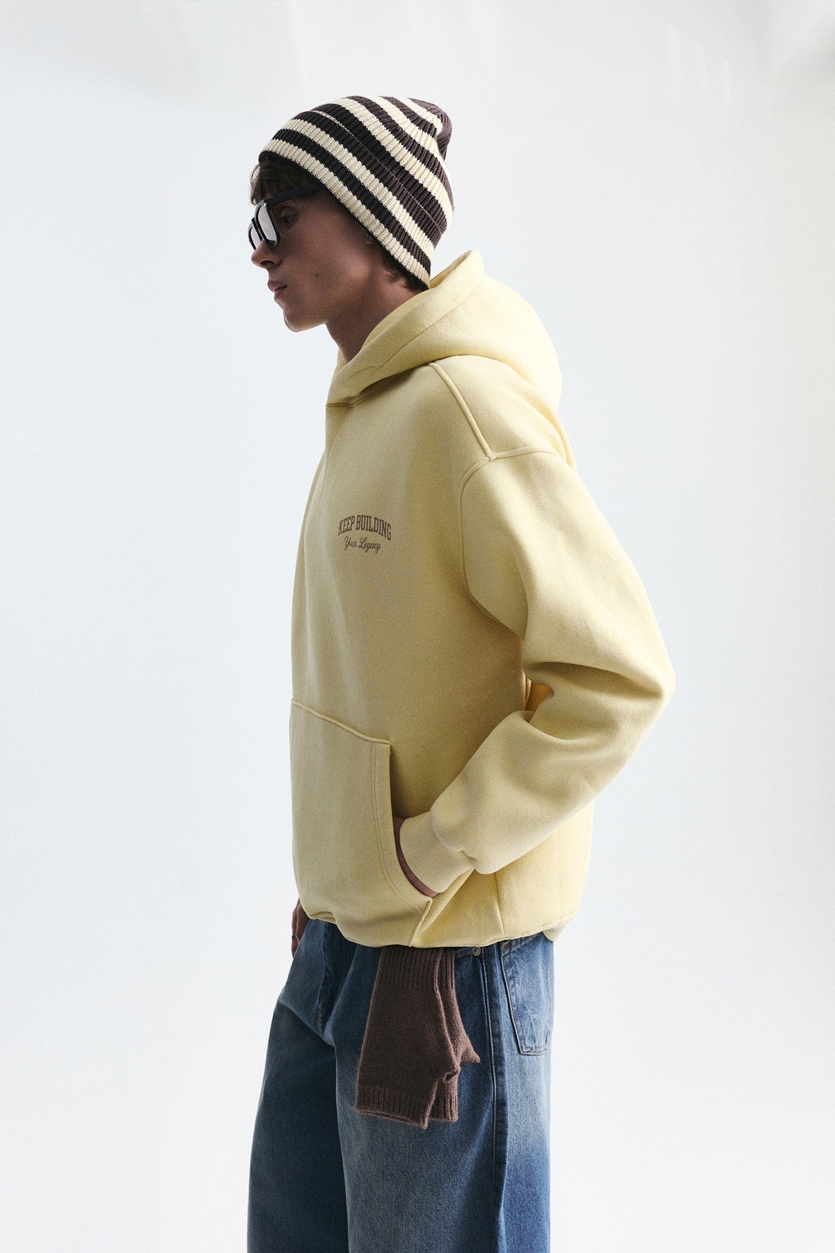 Oversized Washable Hooded Sweatshirt