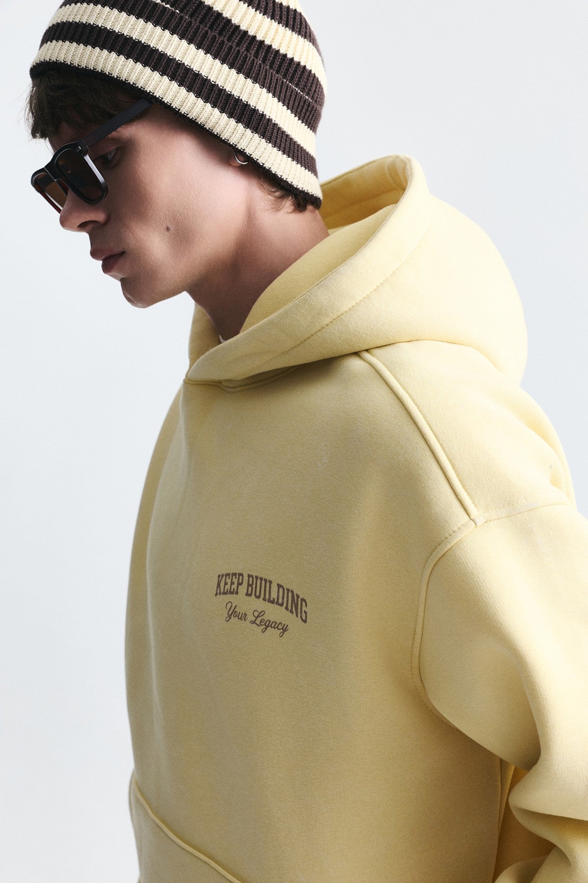 Oversized Washable Hooded Sweatshirt