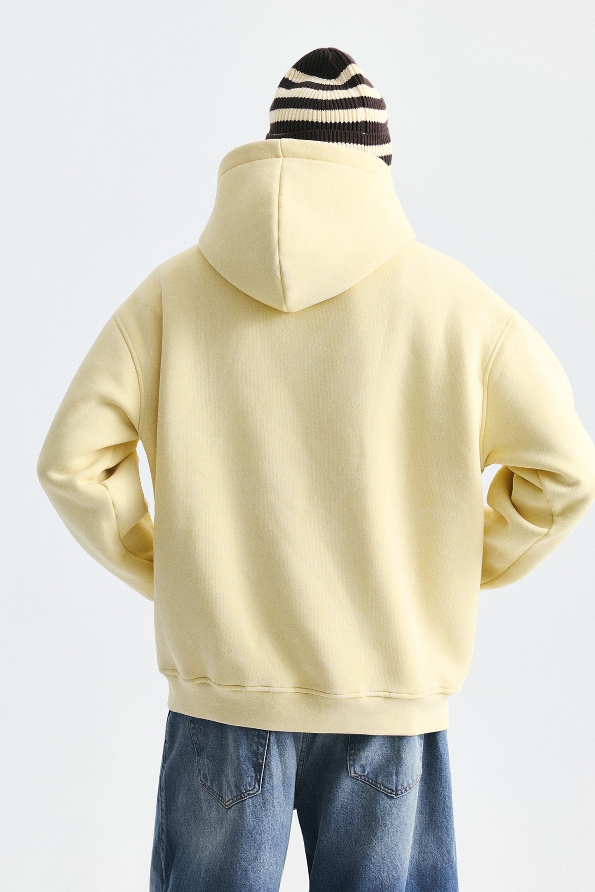 Oversized Washable Hooded Sweatshirt