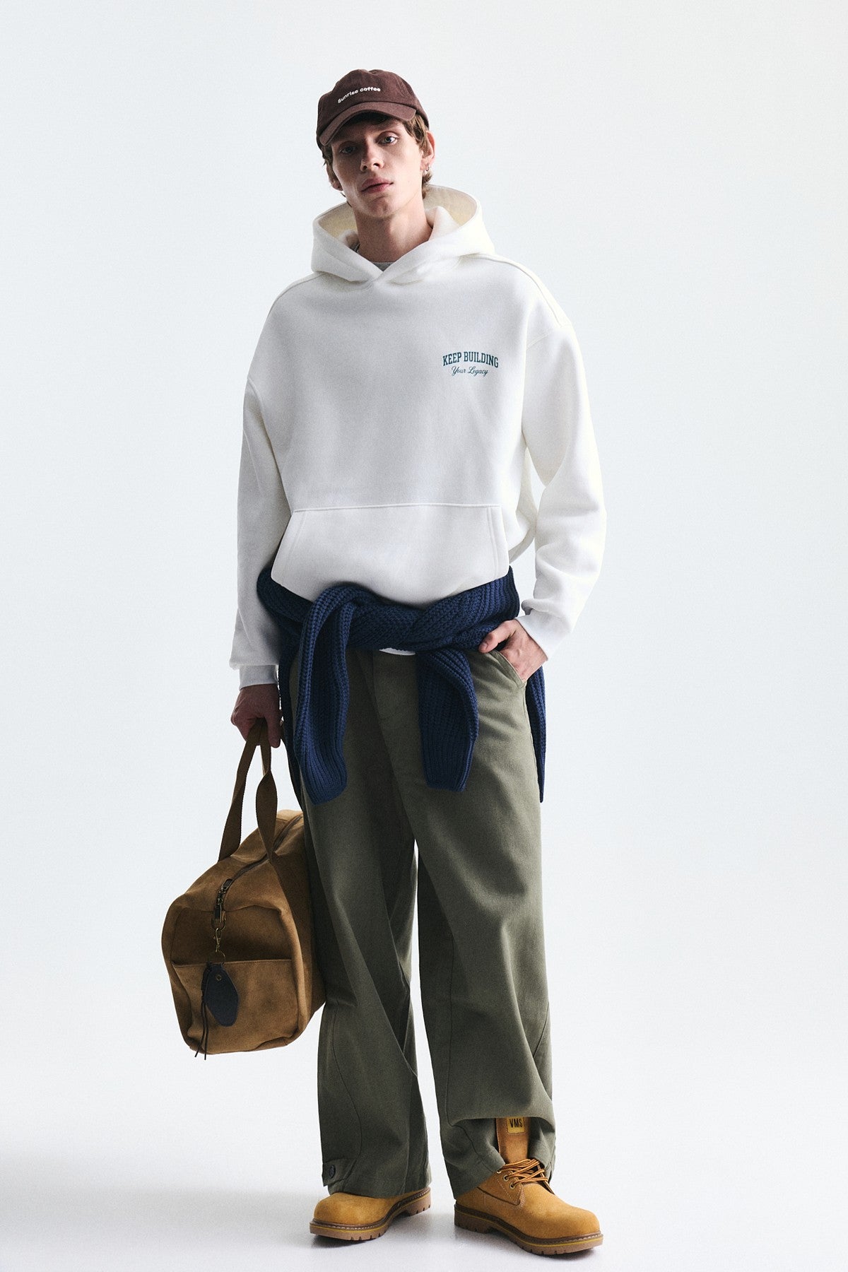 Oversized Washable Hooded Sweatshirt
