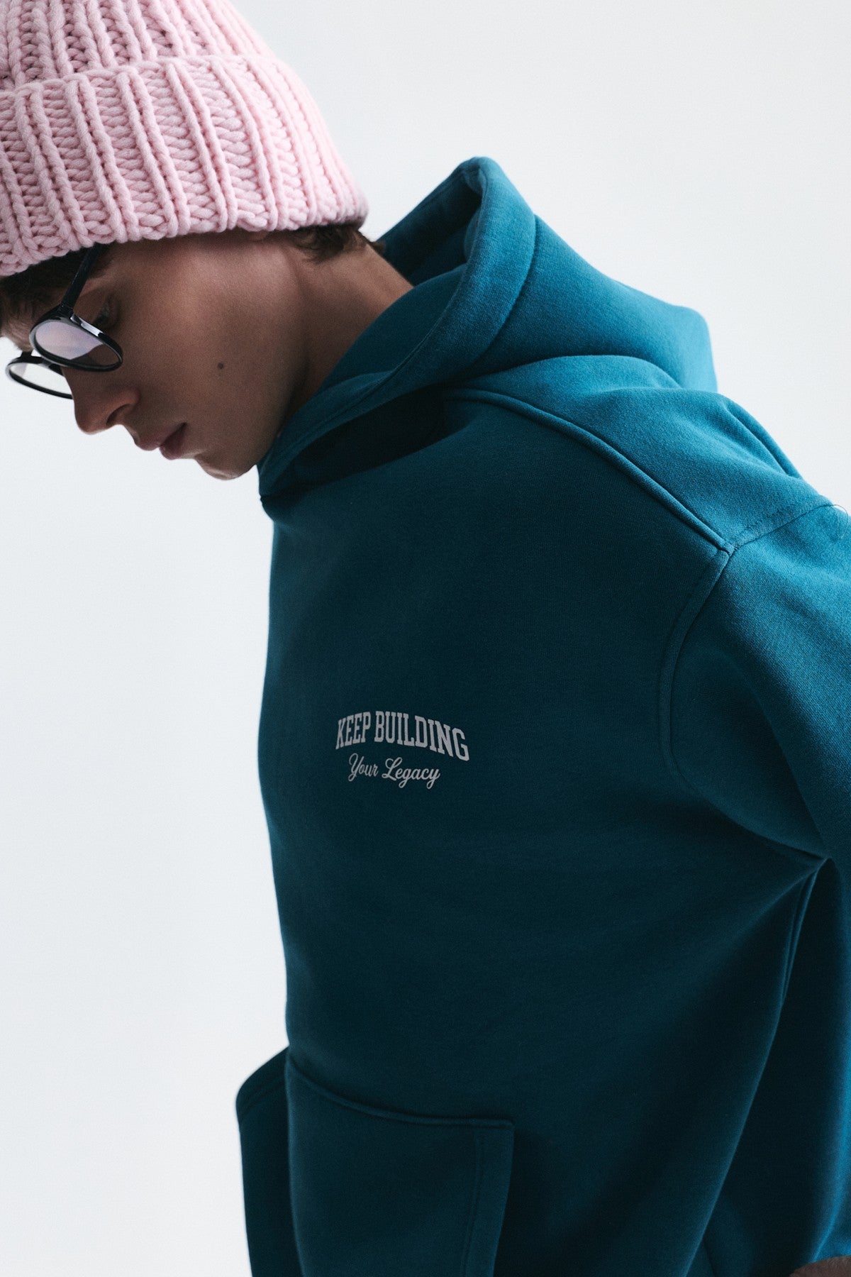Oversized Washable Hooded Sweatshirt