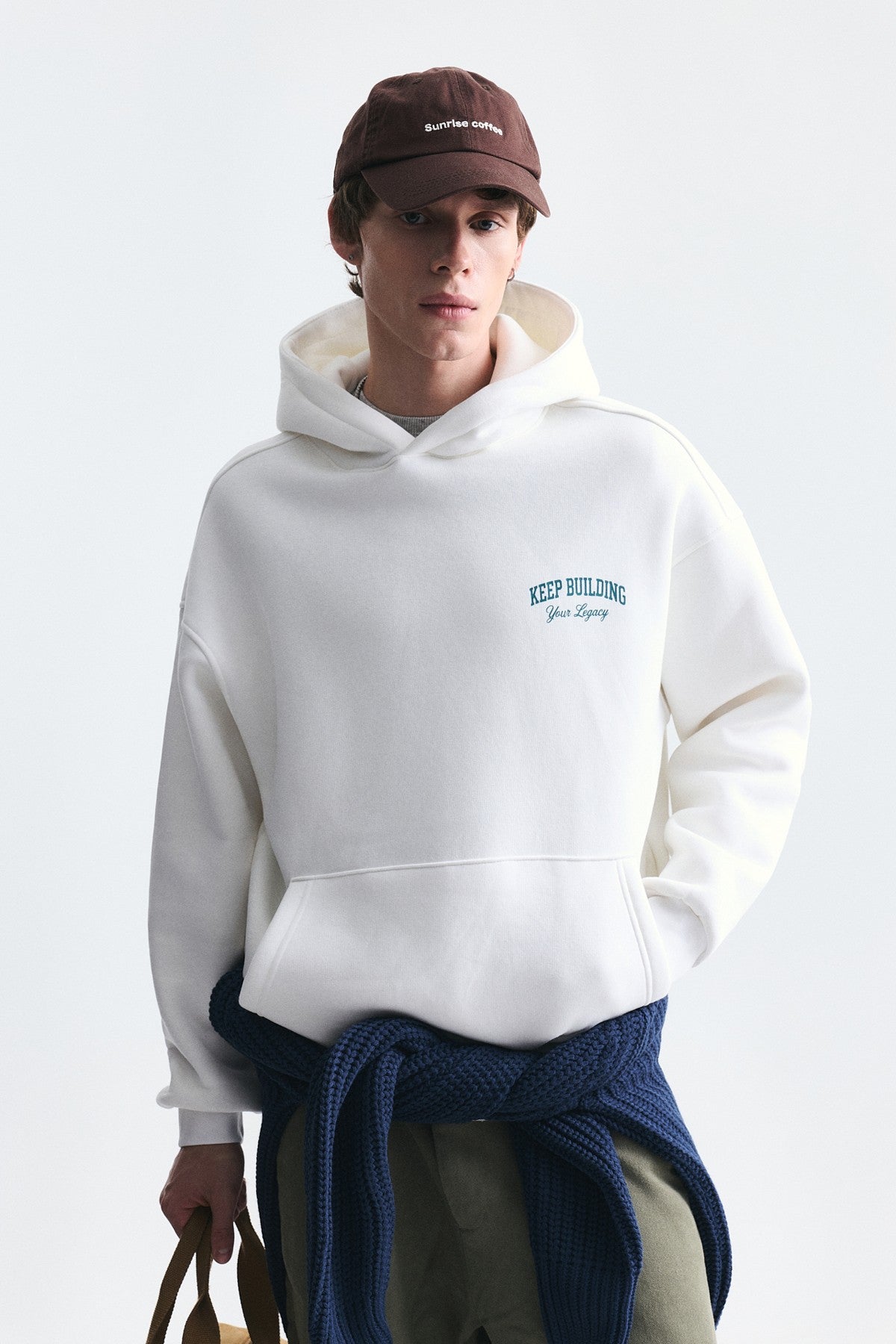 Oversized Washable Hooded Sweatshirt