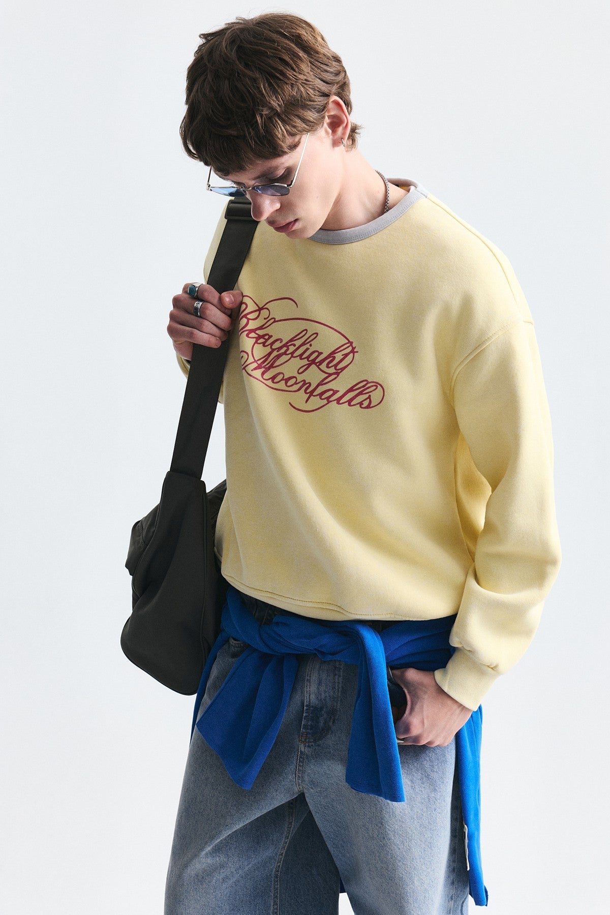 Boxy Fit Printed Sweatshirt