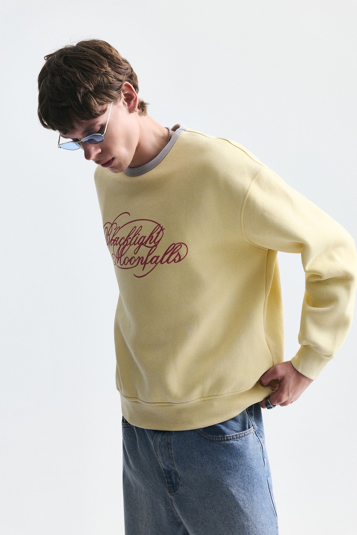 Boxy Fit Printed Sweatshirt