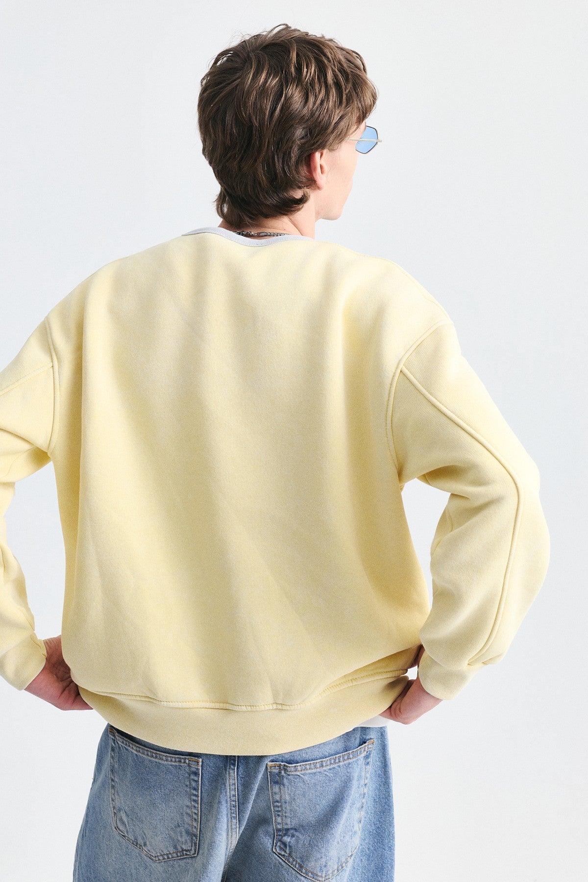 Boxy Fit Printed Sweatshirt