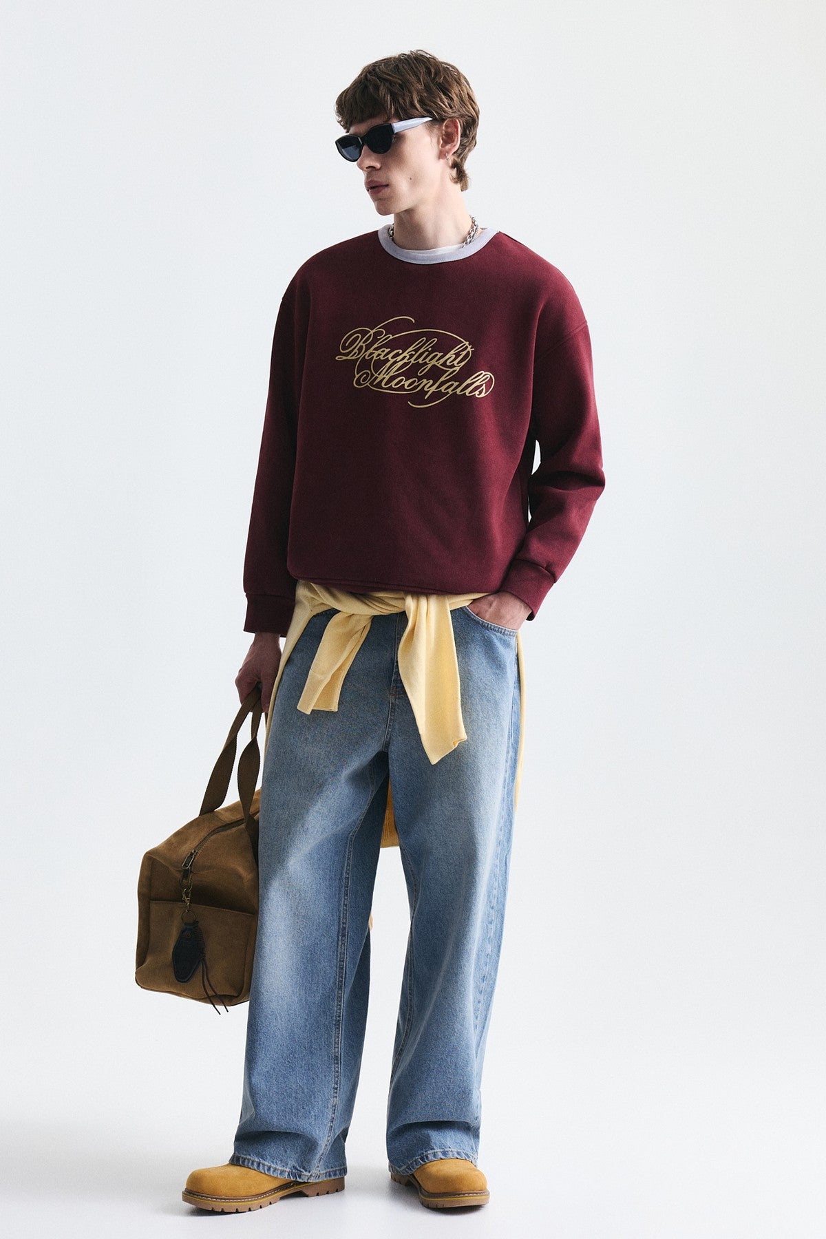Boxy Fit Printed Sweatshirt