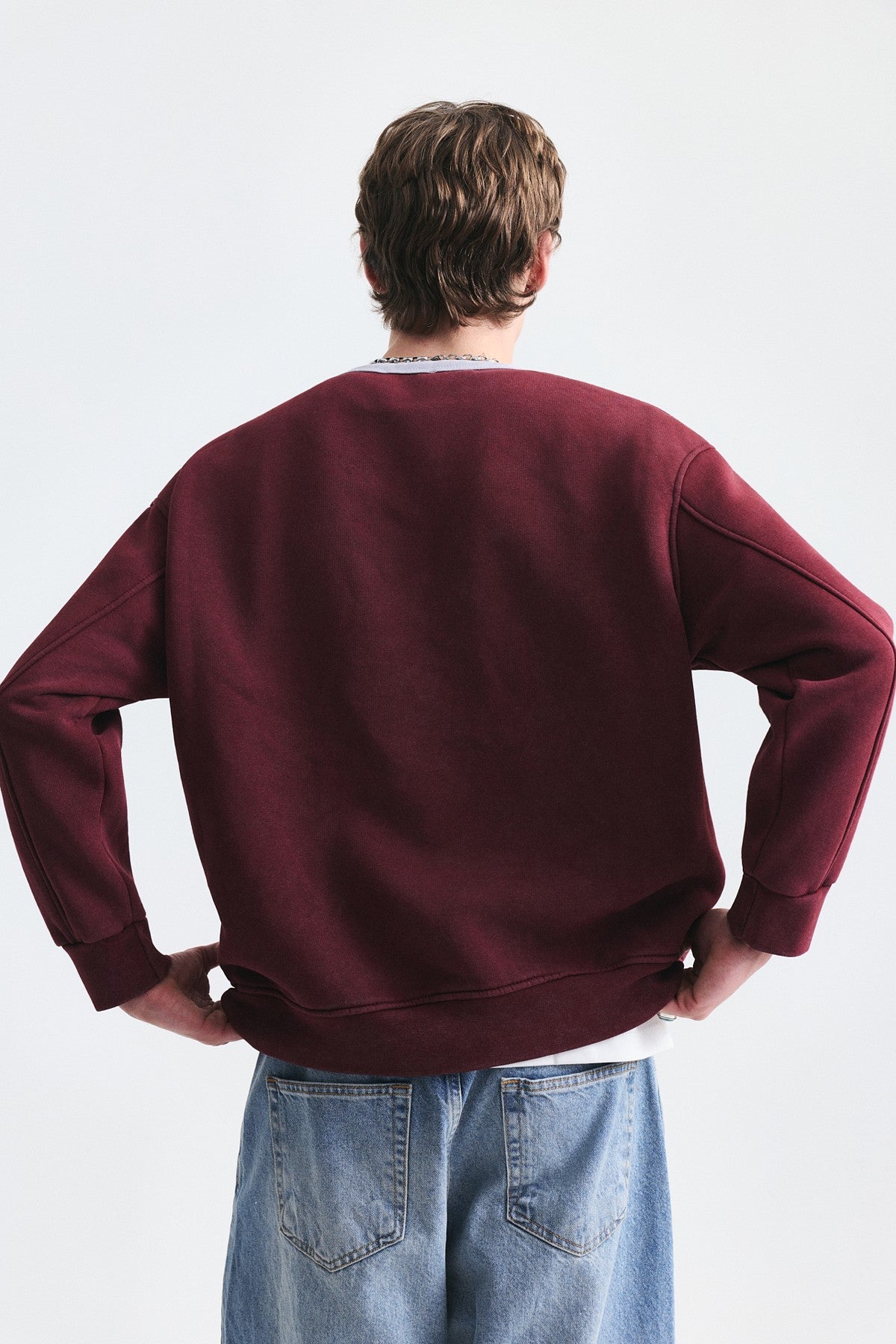 Boxy Fit Printed Sweatshirt
