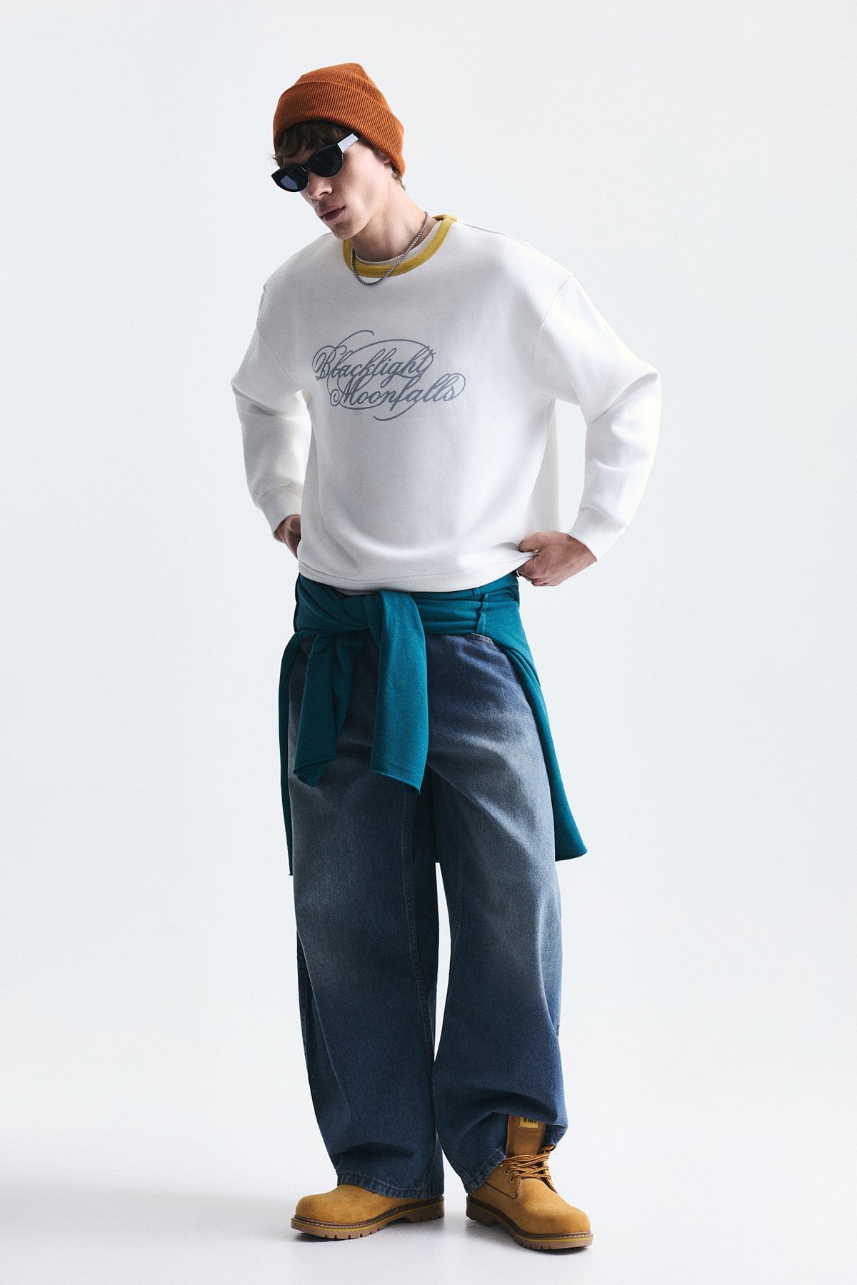 Boxy Fit Printed Sweatshirt