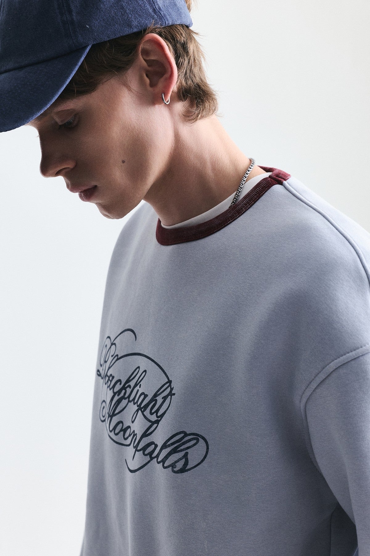Boxy Fit Printed Sweatshirt