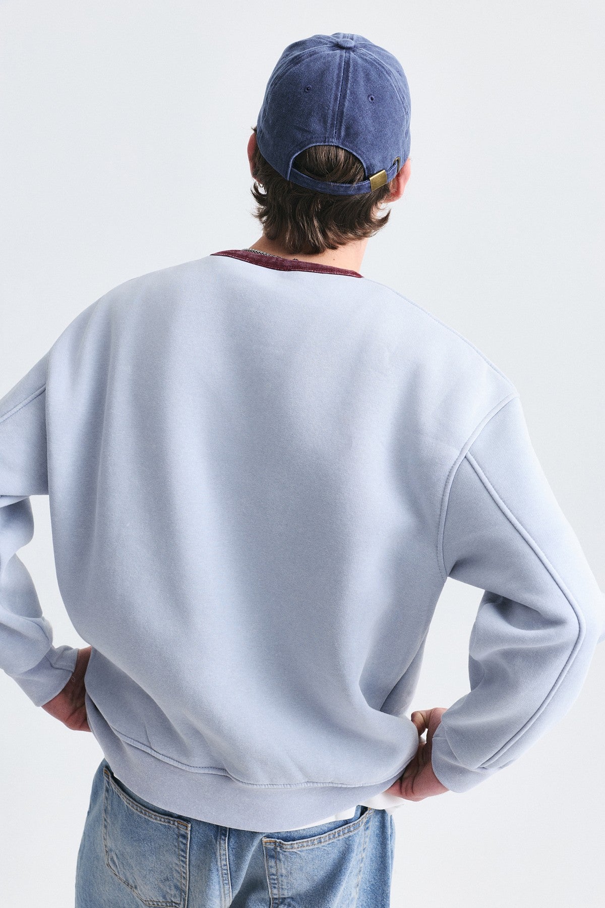 Boxy Fit Printed Sweatshirt