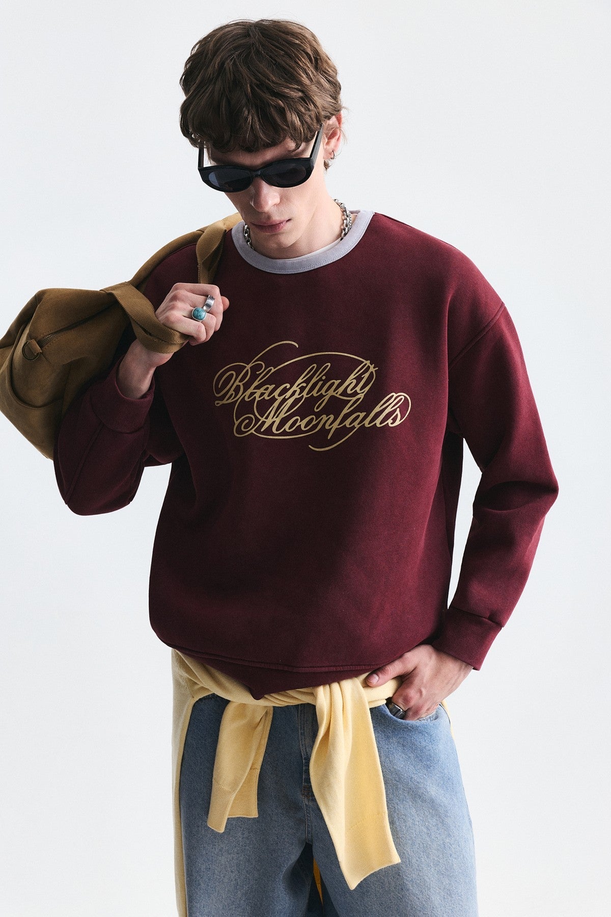 Boxy Fit Printed Sweatshirt