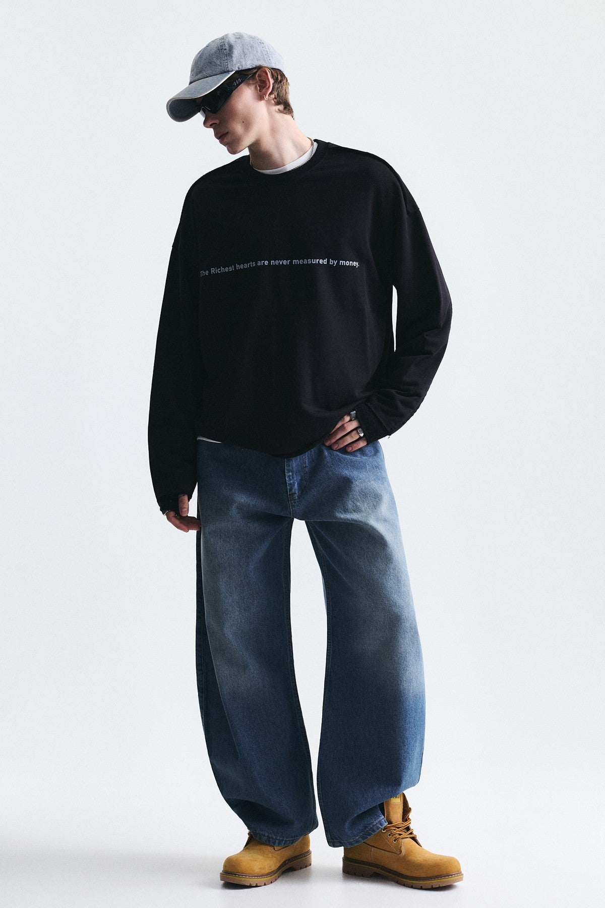 Oversized Printed Sweatshirt