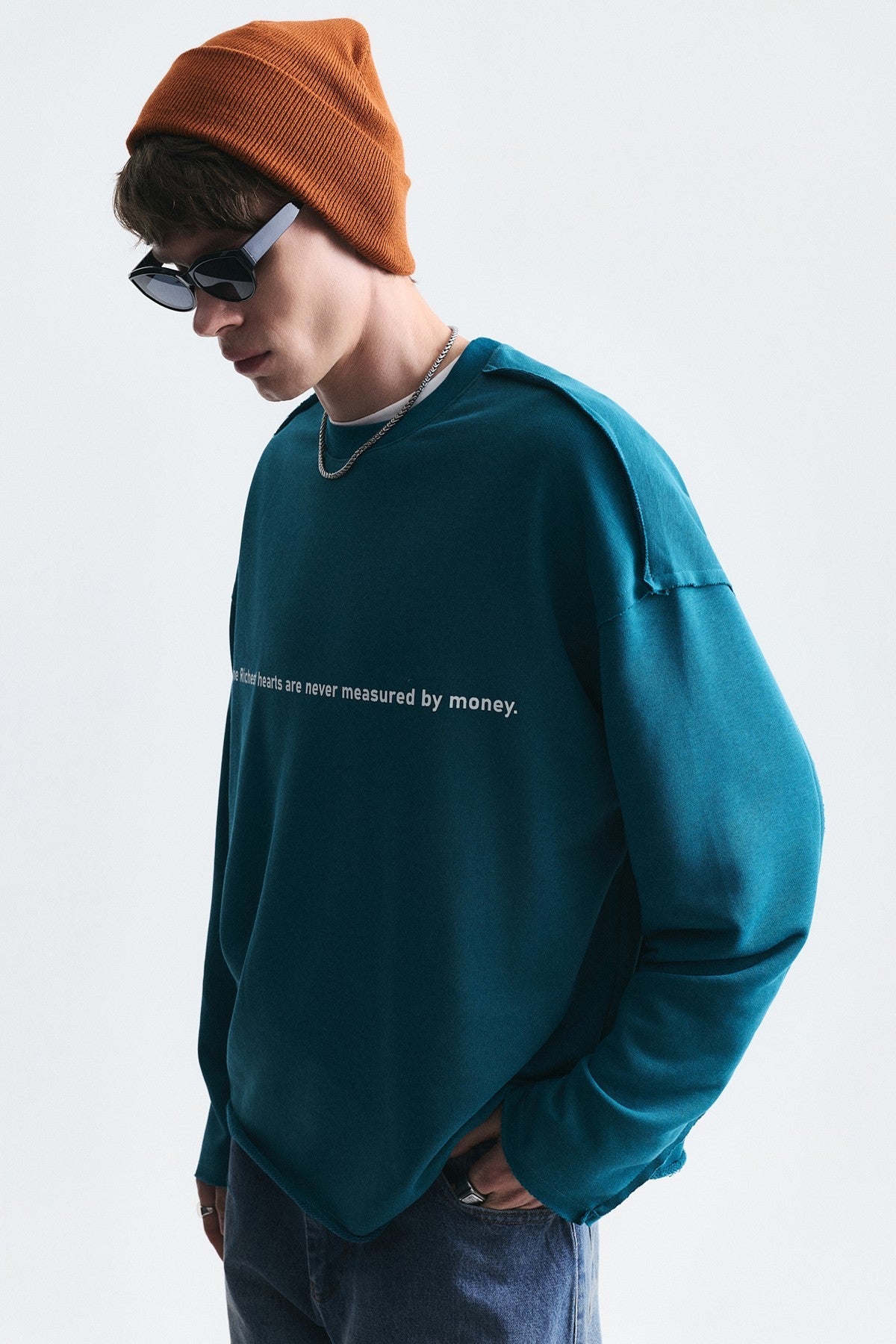 Oversized Printed Sweatshirt