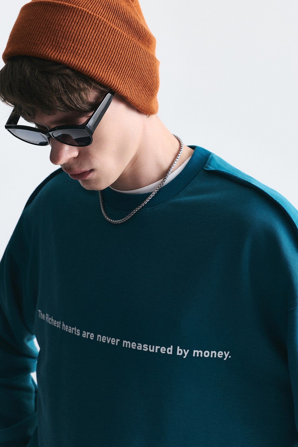 Oversized Printed Sweatshirt